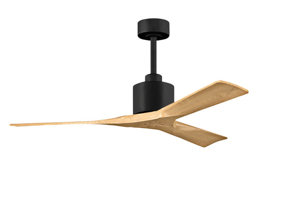 Matthews Fan Company - NK-BK-LM-52 - 52" Ceiling Fan - Nan - Matte Black from Lighting & Bulbs Unlimited in Charlotte, NC