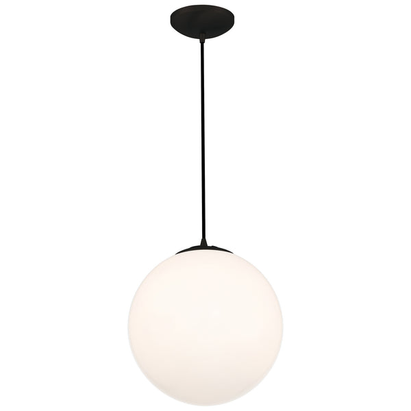 Access - 23944-MBL/OPL - One Light Pendant - Pearl - Matte Black from Lighting & Bulbs Unlimited in Charlotte, NC