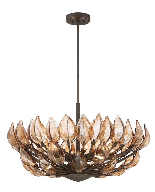 Metropolitan - N6688-874 - Eight Light Pendant - Arboles - Heritage Bronze Finish from Lighting & Bulbs Unlimited in Charlotte, NC