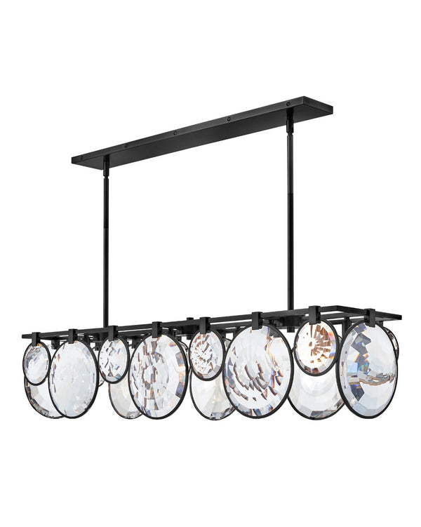Fredrick Ramond - FR31266BLK - LED Linear Chandelier - Nala - Black from Lighting & Bulbs Unlimited in Charlotte, NC