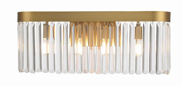 Crystorama - EMO-5403-MG - Four Light Bath - Emory - Modern Gold from Lighting & Bulbs Unlimited in Charlotte, NC