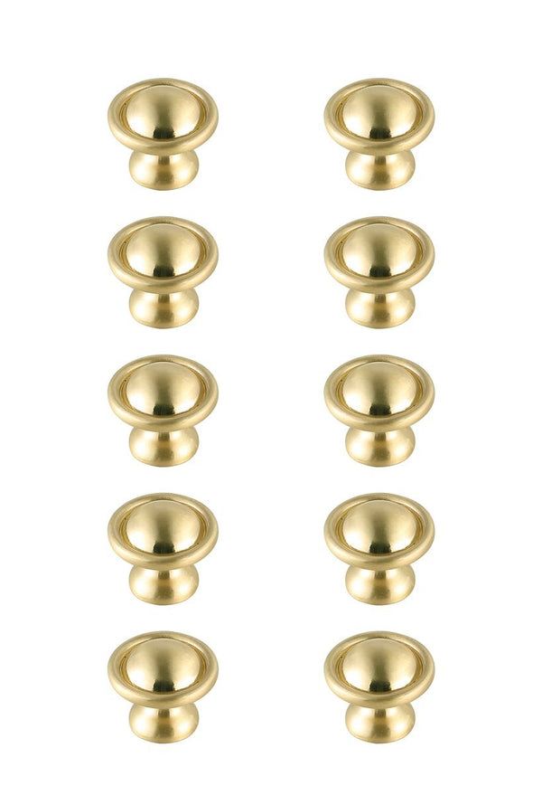 Elegant Lighting - KB2008-GD-10PK - Knob Multipack (Set of 10) - Kadea - Brushed Gold from Lighting & Bulbs Unlimited in Charlotte, NC