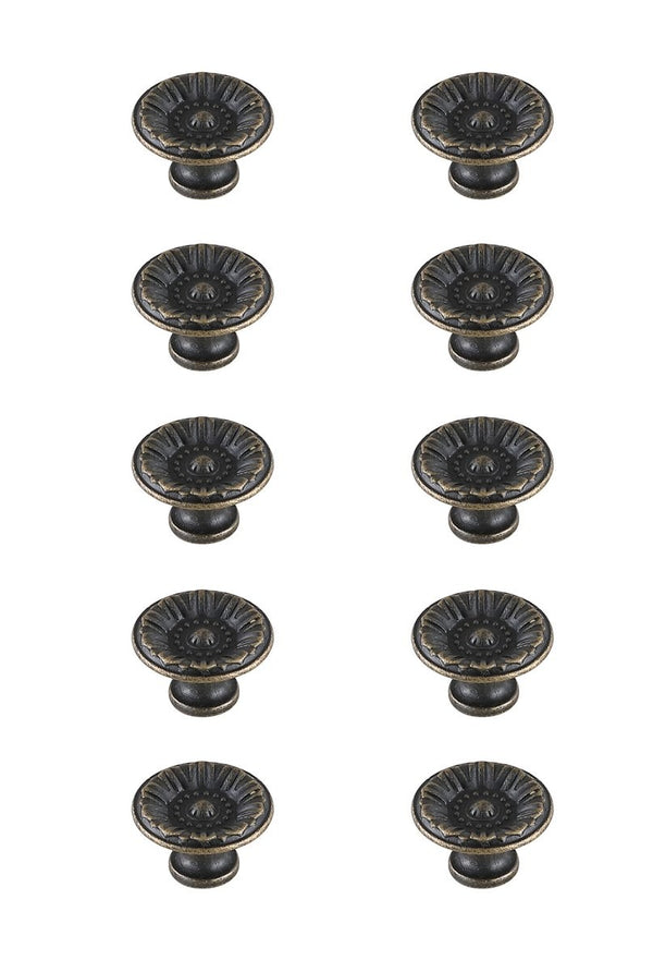 Elegant Lighting - KB2010-AB-10PK - Knob Multipack (Set of 10) - Corio - Antique Bronze from Lighting & Bulbs Unlimited in Charlotte, NC