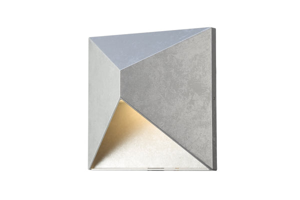 Elegant Lighting - LDOD1100 - LED Outdoor Wall Lamp - Olympos - Silver from Lighting & Bulbs Unlimited in Charlotte, NC