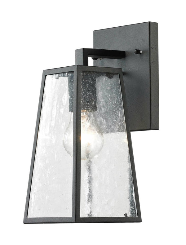 Elegant Lighting - LDOD2200 - One Light Outdoor Wall lantern - Osmond - Matte Black from Lighting & Bulbs Unlimited in Charlotte, NC