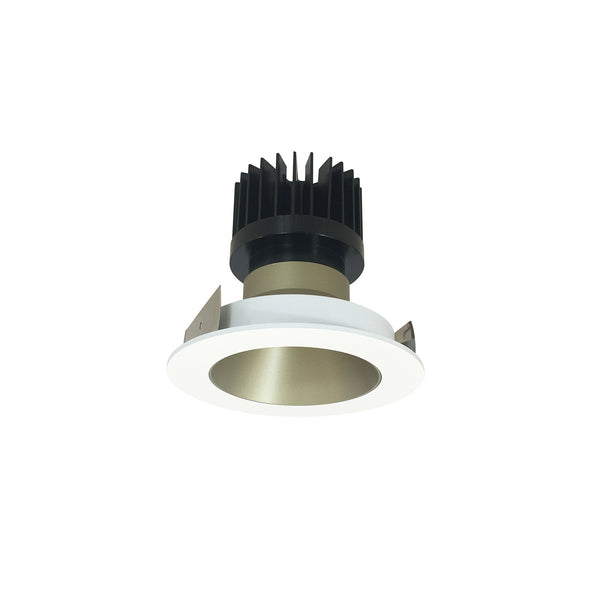 Nora Lighting - NIO-4RNDC50XCHMPW/HL - Reflector - Champagne Haze Reflector / Matte Powder White Flange from Lighting & Bulbs Unlimited in Charlotte, NC