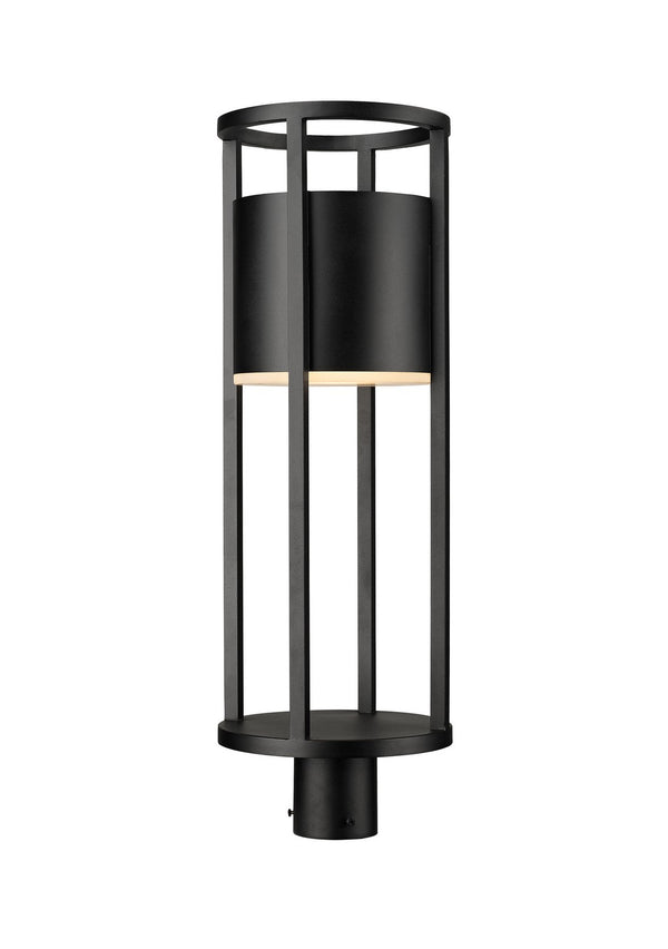 Z-Lite - 517PHB-BK-LED - LED Outdoor Post Mount - Luca - Black from Lighting & Bulbs Unlimited in Charlotte, NC