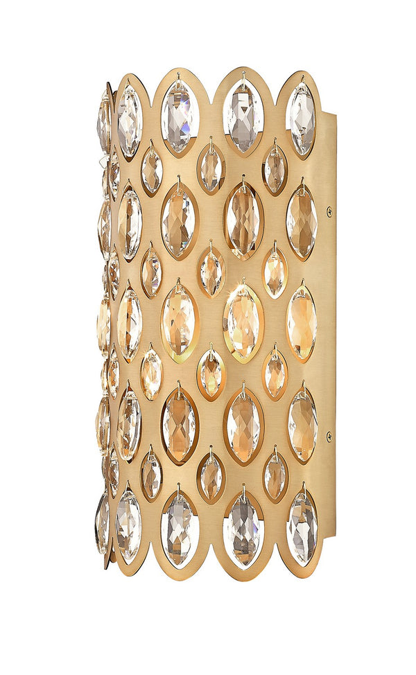 Z-Lite - 822-2S-HB - Two Light Wall Sconce - Dealey - Heirloom Brass from Lighting & Bulbs Unlimited in Charlotte, NC