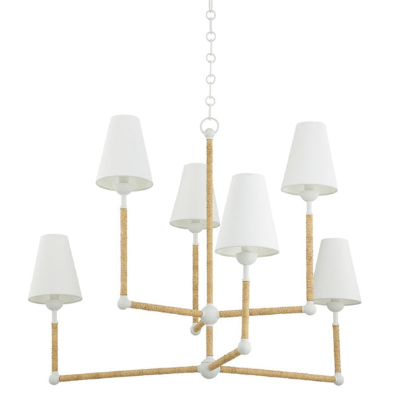 Mitzi - H708806-TWH - Six Light Chandelier - Mariana - Textured White from Lighting & Bulbs Unlimited in Charlotte, NC