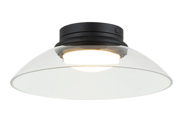 Matteo Lighting - M16401MBCL - LED Flush Mount - Luna - Matte Black from Lighting & Bulbs Unlimited in Charlotte, NC