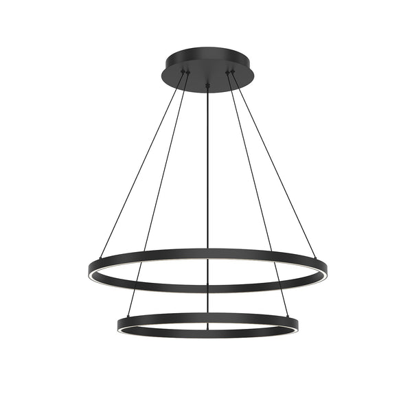 Kuzco Lighting - CH87232-BK - LED Chandelier - Cerchio - Black from Lighting & Bulbs Unlimited in Charlotte, NC