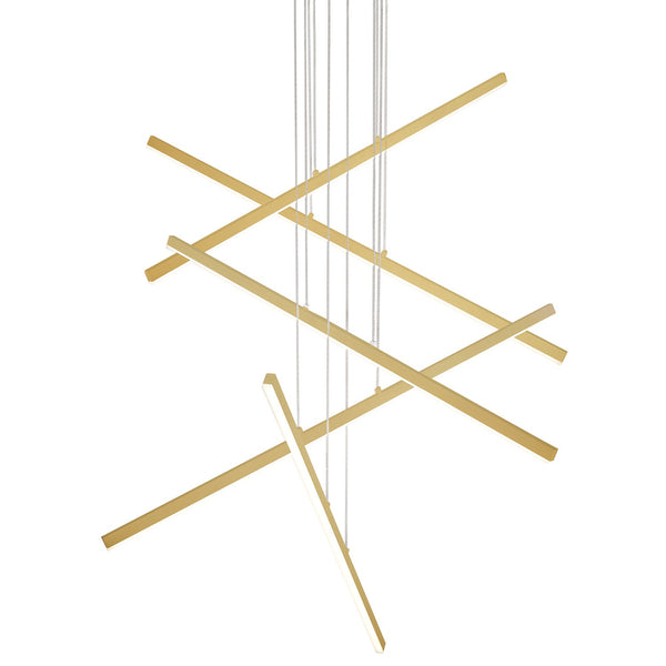 Kuzco Lighting - MP10305-BG - LED Pendant - Vega - Brushed Gold from Lighting & Bulbs Unlimited in Charlotte, NC
