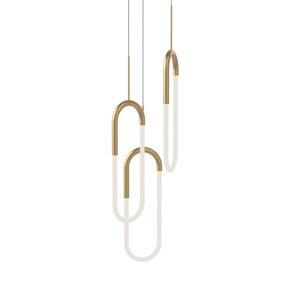 Kuzco Lighting - MP95103-BG - LED Pendant - Huron - Brushed Gold from Lighting & Bulbs Unlimited in Charlotte, NC