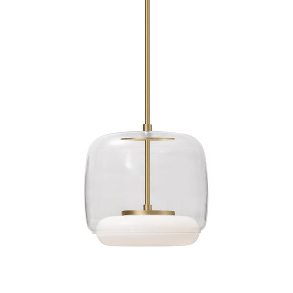 Kuzco Lighting - PD70610-CL/BG - LED Pendant - Enkel - Clear/Brushed Gold from Lighting & Bulbs Unlimited in Charlotte, NC