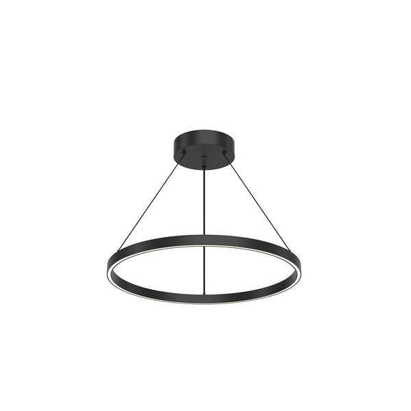 Kuzco Lighting - PD87124-BK - LED Pendant - Cerchio - Black from Lighting & Bulbs Unlimited in Charlotte, NC