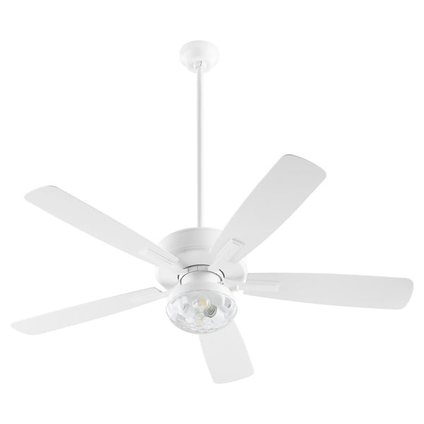 Quorum - 14525-8 - 52" Patio Fan - Ovation Patio - Studio White from Lighting & Bulbs Unlimited in Charlotte, NC