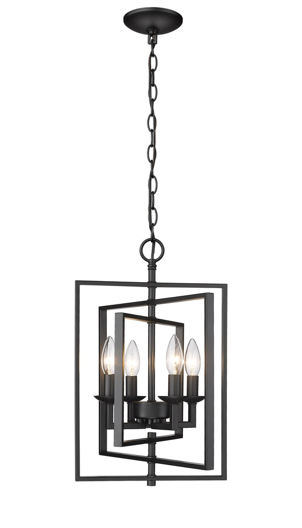 Millennium - 3230-MB - Four Light Pendant - Nellis - Matte Black from Lighting & Bulbs Unlimited in Charlotte, NC