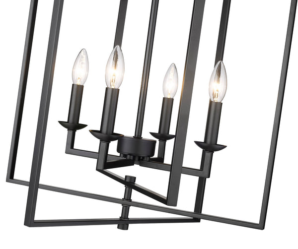 Millennium - 3231-MB - Four Light Pendant - Nellis - Matte Black from Lighting & Bulbs Unlimited in Charlotte, NC