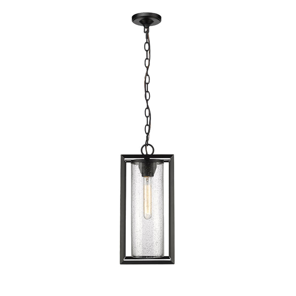 Millennium - 4562-PBK - One Light Outdoor Hanging Lantern - Wheatland - Powder Coat Black from Lighting & Bulbs Unlimited in Charlotte, NC