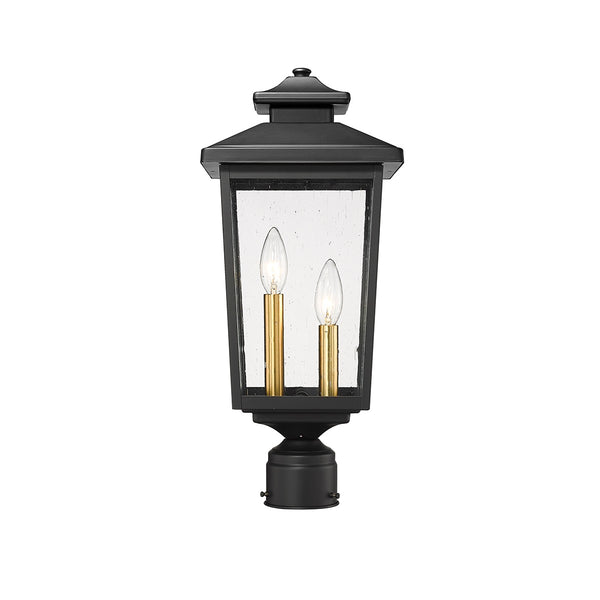 Millennium - 4644-PBK - Two Light Outdoor Post Lantern - Eldrick - Powder Coat Black from Lighting & Bulbs Unlimited in Charlotte, NC