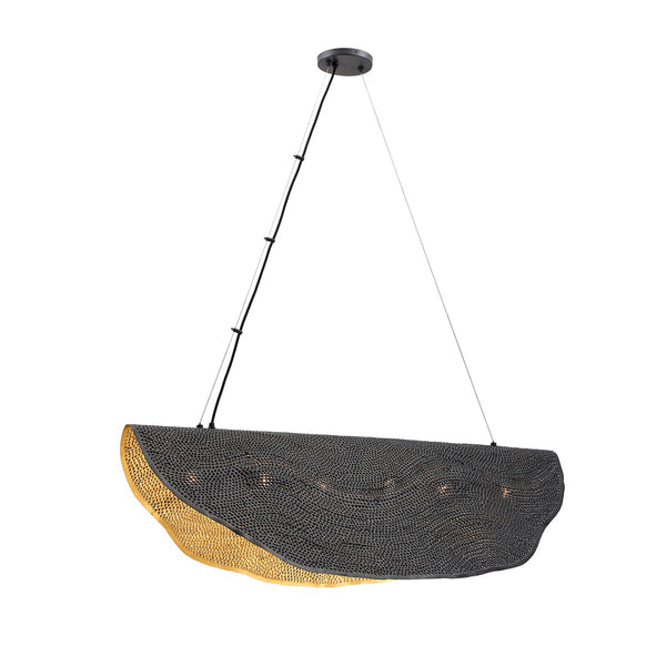 Eurofase - 46458-018 - Six Light Chandelier - Lahar - Bronze and Gold from Lighting & Bulbs Unlimited in Charlotte, NC