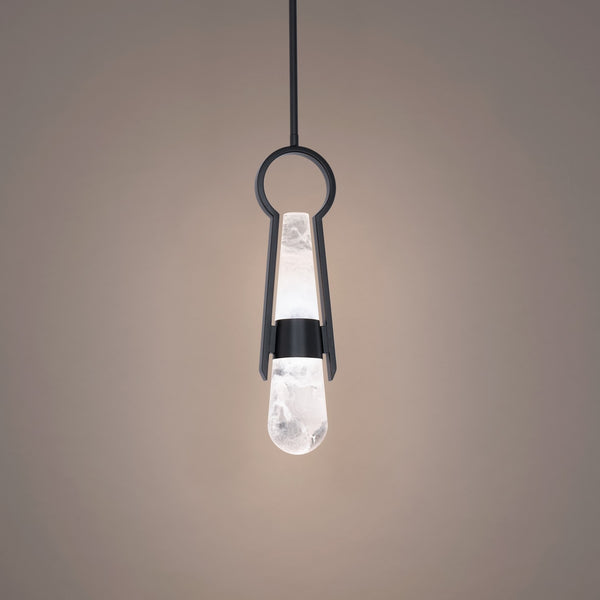 Modern Forms - PD-96318-BK - LED Mini Pendant - Ezra - Black from Lighting & Bulbs Unlimited in Charlotte, NC