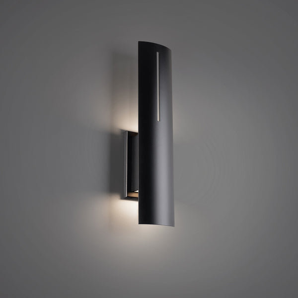 Modern Forms - WS-W22320-30-BK - LED Outdoor Wall Sconce - Aegis - Black from Lighting & Bulbs Unlimited in Charlotte, NC