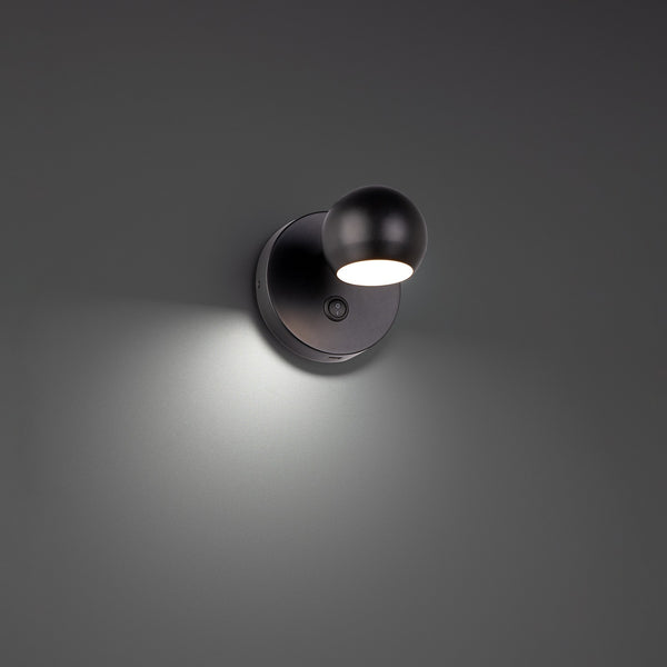 W.A.C. Lighting - BL-67305-BK - LED Bed Task Light - Duplex - Black from Lighting & Bulbs Unlimited in Charlotte, NC