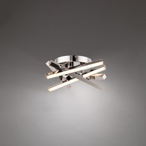 W.A.C. Lighting - FM-73116-27-CH - LED Flush Mount - Parallax - Chrome from Lighting & Bulbs Unlimited in Charlotte, NC