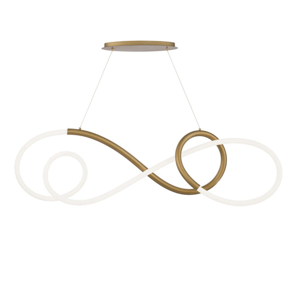 W.A.C. Lighting - PD-19348-AB - LED Pendant - Solo - Aged Brass from Lighting & Bulbs Unlimited in Charlotte, NC