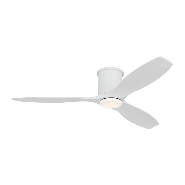 Visual Comfort Fan - 3CNHSM52RZWD - 52"Ceiling Fan - Collins 52 Smart Hugger LED - Matte White from Lighting & Bulbs Unlimited in Charlotte, NC