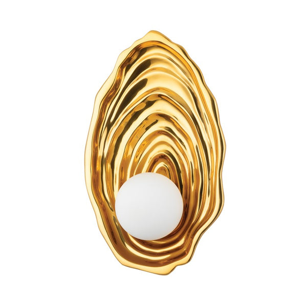 Corbett Lighting - 410-01-VPB - One Light Wall Sconce - Elie - Vintage Polished Brass from Lighting & Bulbs Unlimited in Charlotte, NC