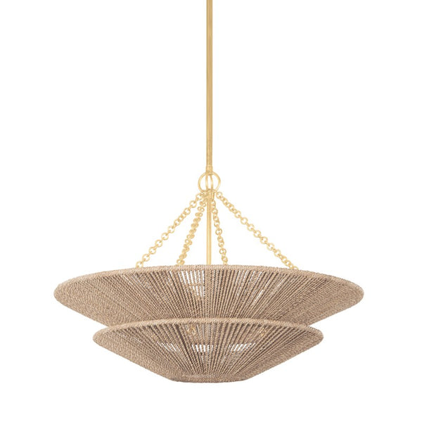 Corbett Lighting - 412-30-GL - Six Light Pendant - Tropea - Gold Leaf from Lighting & Bulbs Unlimited in Charlotte, NC