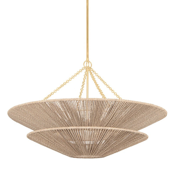 Corbett Lighting - 412-40-GL - Eight Light Chandelier - Tropea - Gold Leaf from Lighting & Bulbs Unlimited in Charlotte, NC