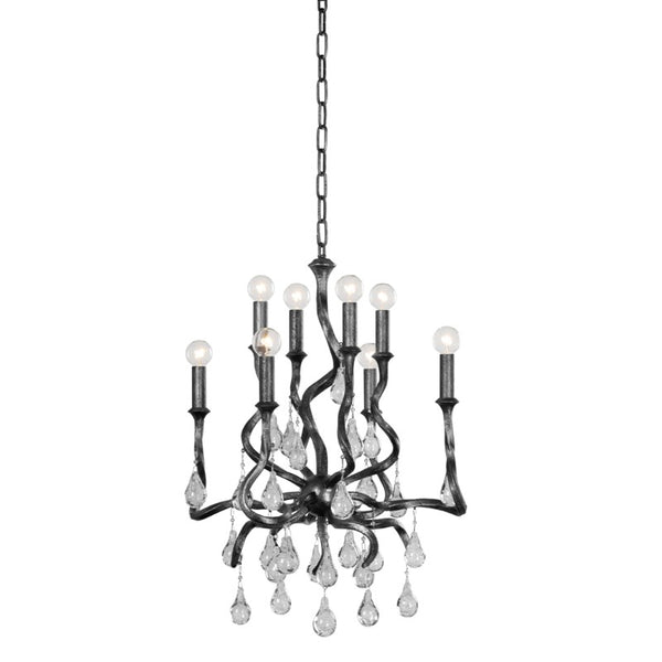 Corbett Lighting - 414-23-BSL - Eight Light Chandelier - Aveline - Black Silver Leaf from Lighting & Bulbs Unlimited in Charlotte, NC