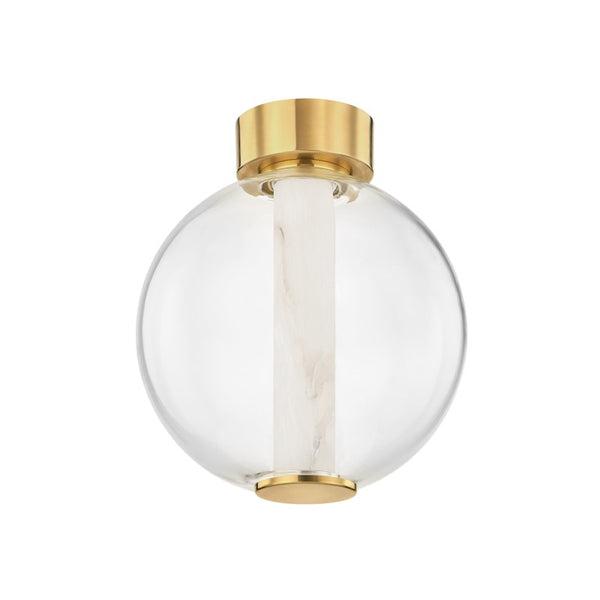 Corbett Lighting - 432-01-VB - LED Flush Mount - Pietra - Vintage Brass from Lighting & Bulbs Unlimited in Charlotte, NC
