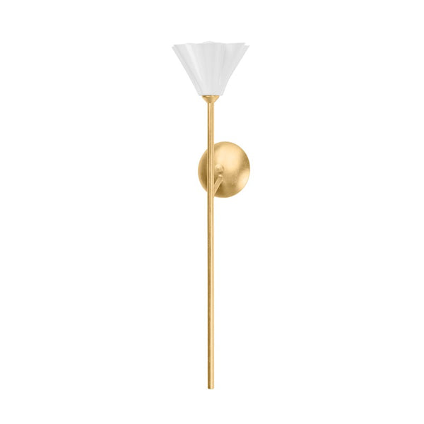 Corbett Lighting - 451-26-VGL - One Light Wall Sconce - Julieta - Vintage Gold Leaf from Lighting & Bulbs Unlimited in Charlotte, NC