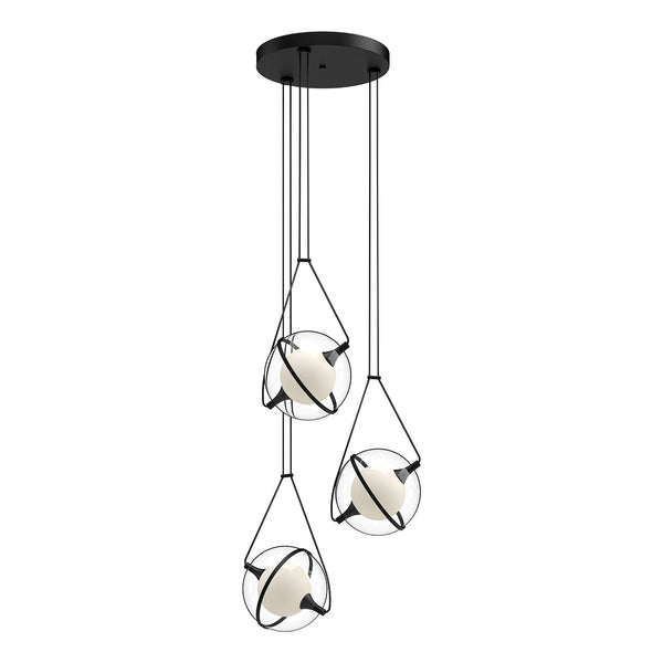 Kuzco Lighting - CH76718-BK - LED Chandelier - Aries - Black from Lighting & Bulbs Unlimited in Charlotte, NC