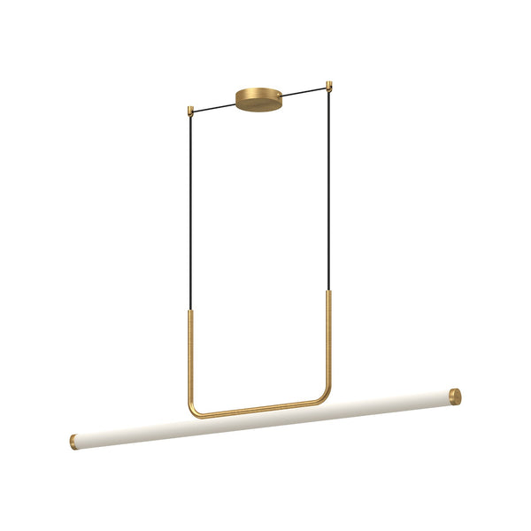 Kuzco Lighting - LP73048-BG - LED Linear Pendant - Vesper - Brushed Gold from Lighting & Bulbs Unlimited in Charlotte, NC