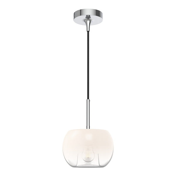 Kuzco Lighting - PD57508-CH/OP - One Light Pendant - Samar - Chrome/Opal Glass from Lighting & Bulbs Unlimited in Charlotte, NC
