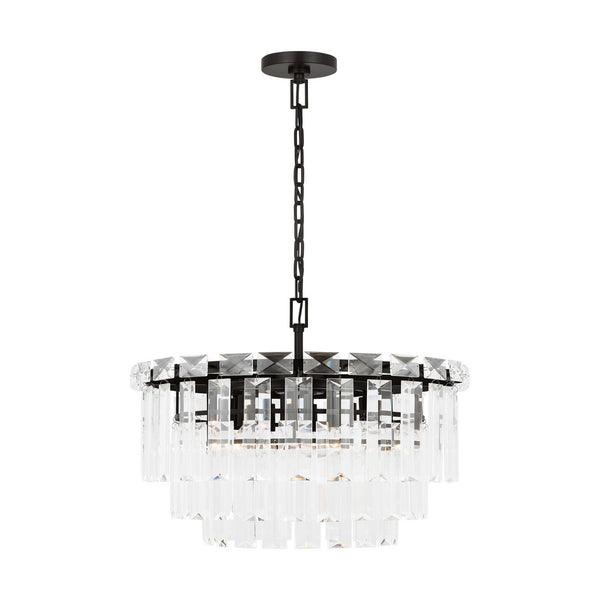 Visual Comfort Studio - CC12610AI - Ten Light Chandelier - Arden - Aged Iron from Lighting & Bulbs Unlimited in Charlotte, NC