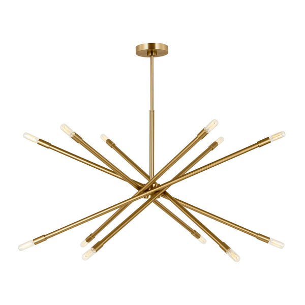 Visual Comfort Studio - CC16512BBS - 12 Light Chandelier - Eastyn - Burnished Brass from Lighting & Bulbs Unlimited in Charlotte, NC