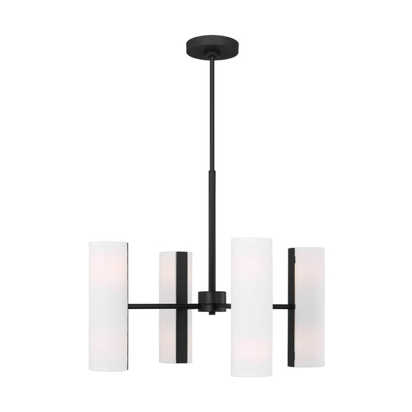 Visual Comfort Studio - DJC1048MBK - Eight Light Chandelier - Capalino - Midnight Black from Lighting & Bulbs Unlimited in Charlotte, NC
