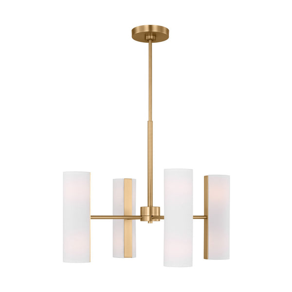 Visual Comfort Studio - DJC1048SB - Eight Light Chandelier - Capalino - Satin Brass from Lighting & Bulbs Unlimited in Charlotte, NC