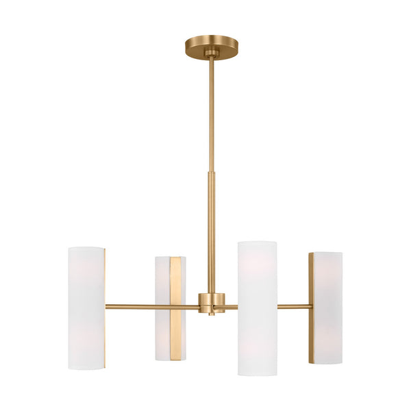 Visual Comfort Studio - DJC1058SB - Eight Light Chandelier - Capalino - Satin Brass from Lighting & Bulbs Unlimited in Charlotte, NC