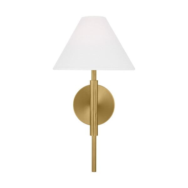 Visual Comfort Studio - DJW1011SB - One Light Bath Vanity - Porteau - Satin Brass from Lighting & Bulbs Unlimited in Charlotte, NC