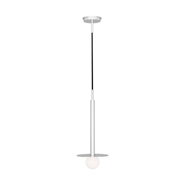 Visual Comfort Studio - KP1001PN - One Light Pendant - Nodes - Polished Nickel from Lighting & Bulbs Unlimited in Charlotte, NC