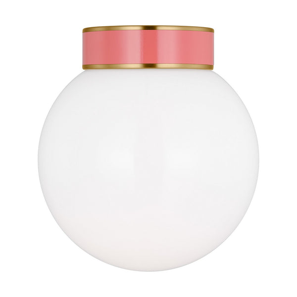 Visual Comfort Studio - KSF1051BBSCRL - One Light Flush Mount - Monroe - Burnished Brass from Lighting & Bulbs Unlimited in Charlotte, NC