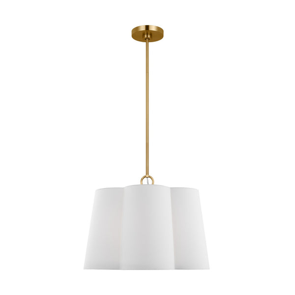 Visual Comfort Studio - KSP1083BBS - Three Light Pendant - Bronte - Burnished Brass from Lighting & Bulbs Unlimited in Charlotte, NC