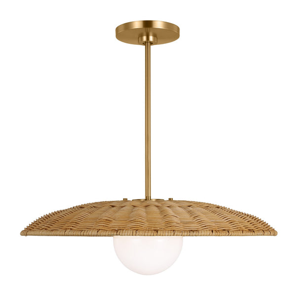 Visual Comfort Studio - KSP1101BBS - One Light Pendant - Mari - Burnished Brass from Lighting & Bulbs Unlimited in Charlotte, NC